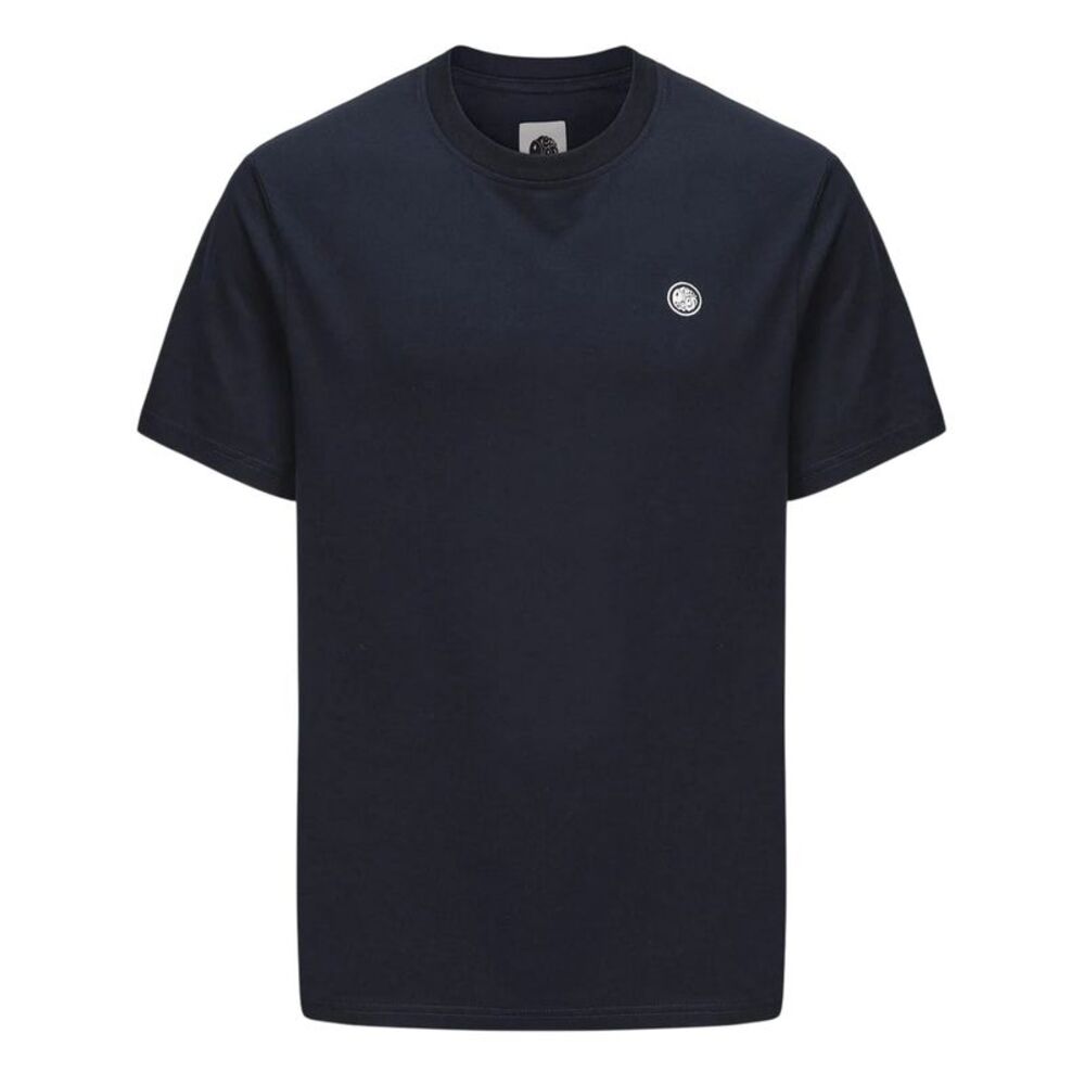 Pretty Green Mens Chest Logo Crew Neck / Navy